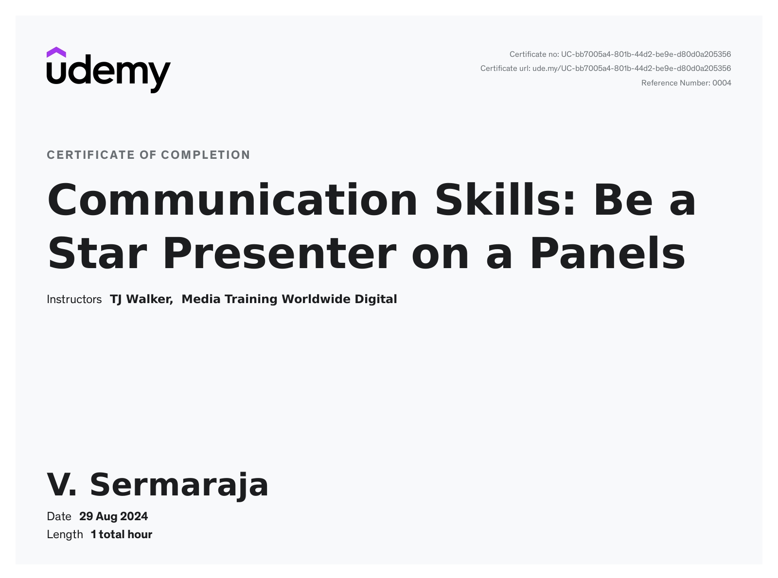 Communication Skills